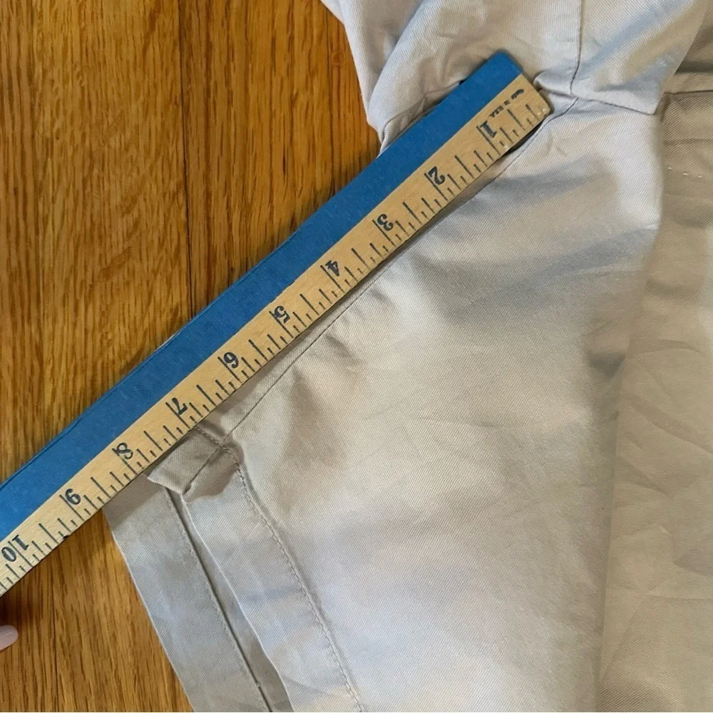 Peter Millar Chino Shorts Sz 40 Beige Golf Men’s Lightweight Flat Front (o)